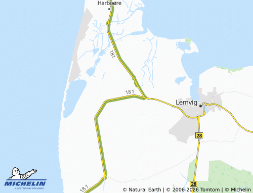 Mapa MICHELIN Snabe - ViaMichelin