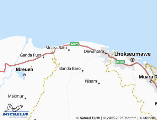 Mappa MICHELIN Ulee Geudong - ViaMichelin