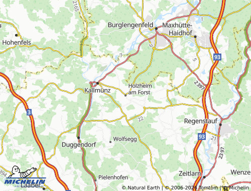 Mappa MICHELIN Holzheim am Forst - ViaMichelin