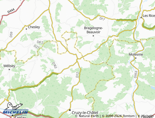 Mappa MICHELIN Arthonnay - ViaMichelin