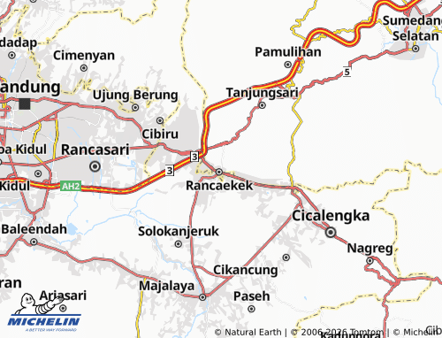 MICHELIN Jatinangor map - ViaMichelin