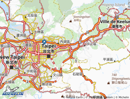 Mapa MICHELIN nan gang qu - ViaMichelin