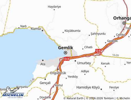 MICHELIN-Landkarte Halitpaşa - ViaMichelin