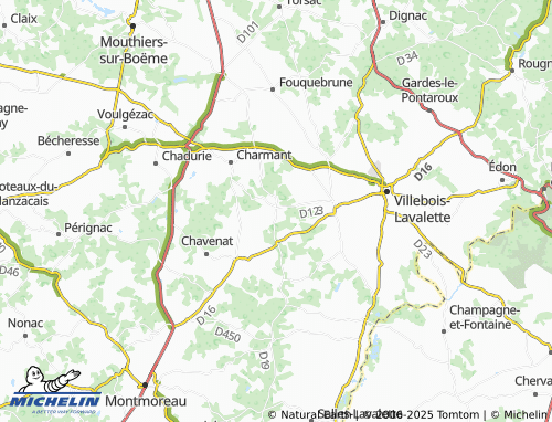 Carte MICHELIN Juillaguet - ViaMichelin