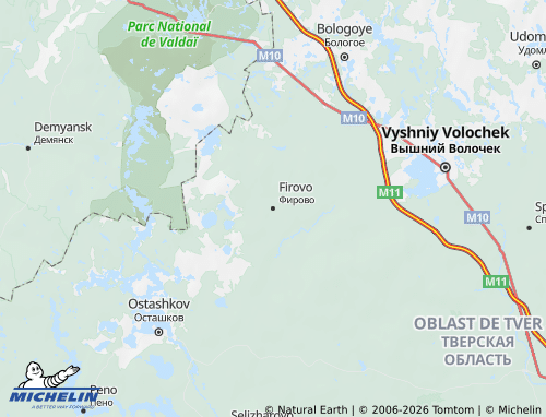 Mapa MICHELIN Firovskiy rayon - ViaMichelin