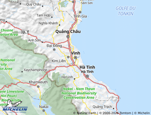 Carte MICHELIN Nghe An - ViaMichelin