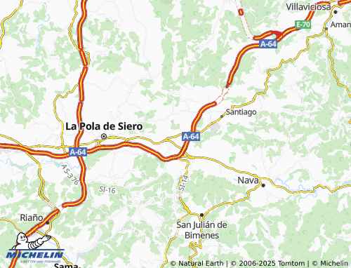 MICHELIN Lorián map - ViaMichelin