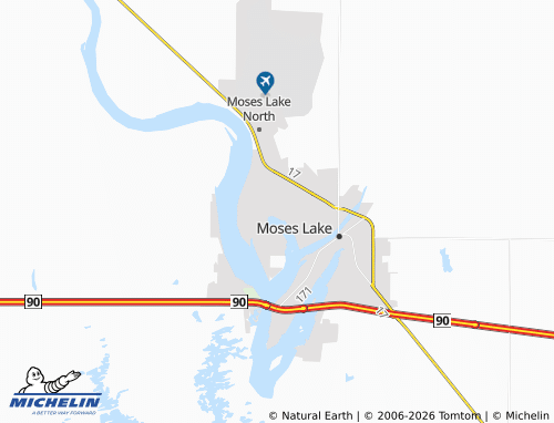 Mappa MICHELIN Cascade Valley - ViaMichelin
