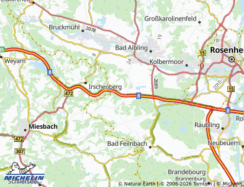 MICHELIN Dettendorf map - ViaMichelin