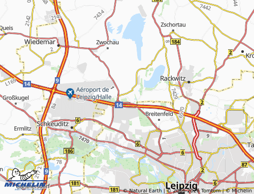 MICHELIN Radefeld map - ViaMichelin