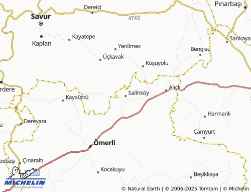 MICHELIN Salihköy map - ViaMichelin