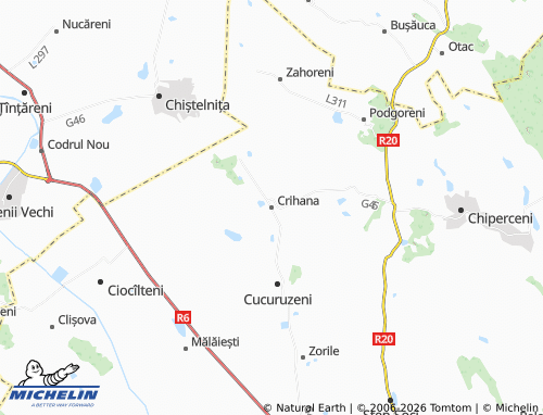 Mappa MICHELIN Crihana - ViaMichelin