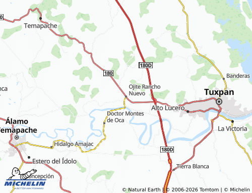 Mapa MICHELIN Ojite Rancho Nuevo - ViaMichelin