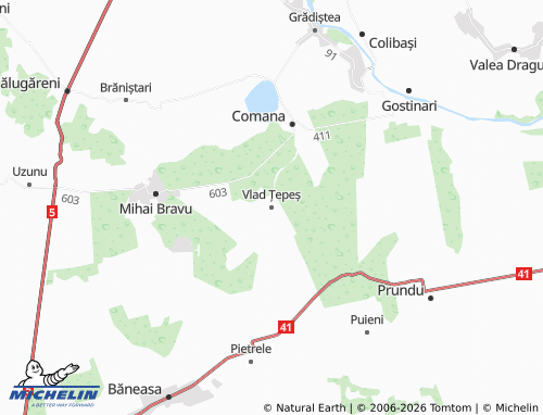 Mappa MICHELIN Vlad Țepeș - ViaMichelin