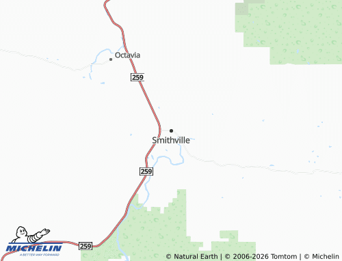 Mappa MICHELIN Smithville - ViaMichelin