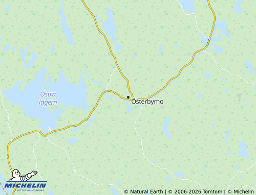 Carte MICHELIN Österbymo - ViaMichelin