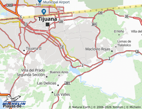 MICHELIN Azteca map - ViaMichelin