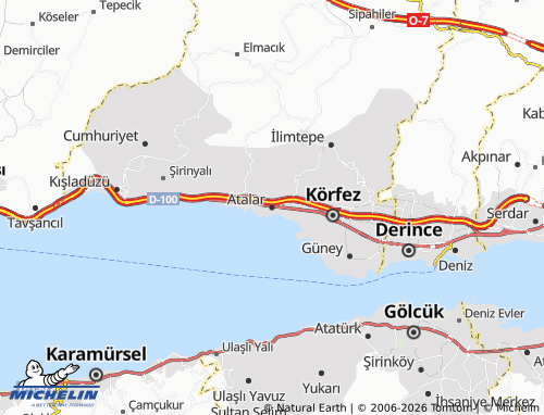 MICHELIN Atalar map - ViaMichelin