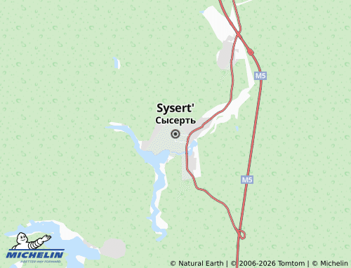 MICHELIN Sysert' map - ViaMichelin