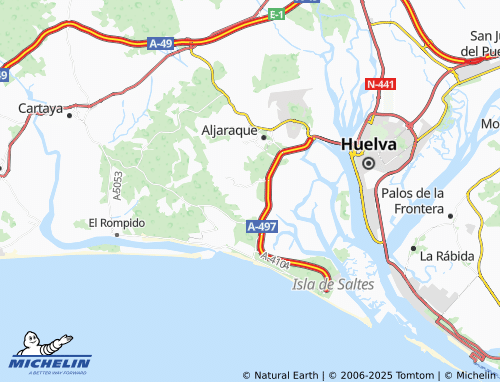 MICHELIN Coso de los Moreras map - ViaMichelin