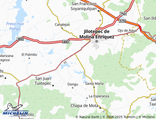 Carte MICHELIN Ejido de Jilotepec - ViaMichelin