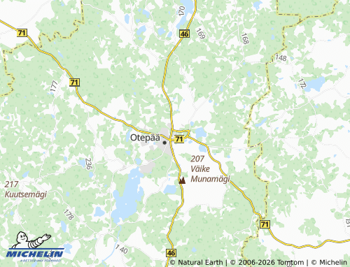 MICHELIN-Landkarte Otepää küla - ViaMichelin