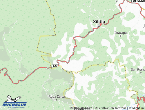 MICHELIN Ahuacatlán map - ViaMichelin