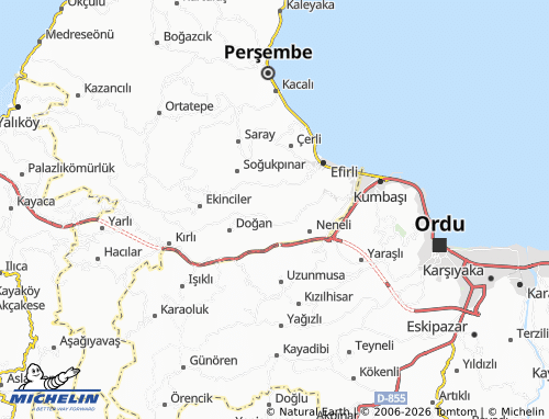 MICHELIN Tepecik map - ViaMichelin