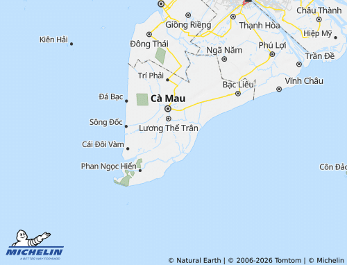Mapa MICHELIN Đầm Dơi - ViaMichelin