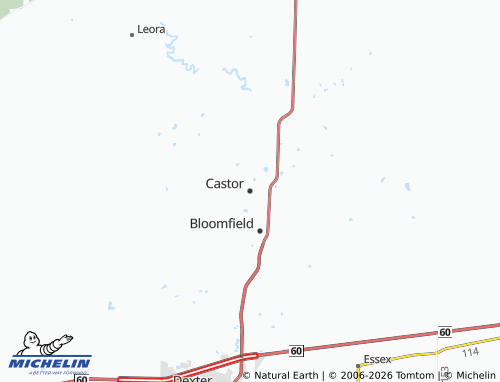 Mapa MICHELIN Castor - ViaMichelin