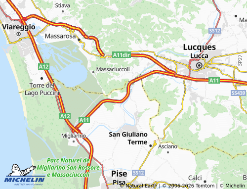 MICHELIN Filettole map - ViaMichelin