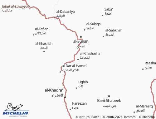 Carte MICHELIN al-Khashasha - ViaMichelin