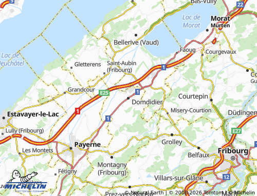 Mappa MICHELIN Domdidier - ViaMichelin