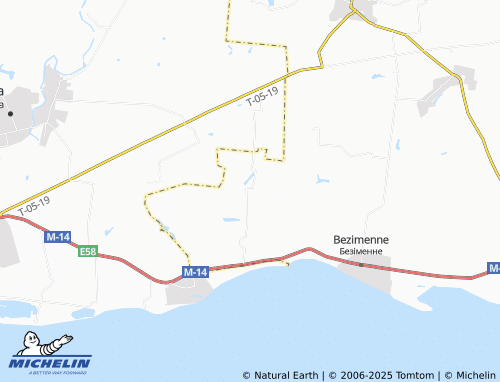 MICHELIN Uzhivka map - ViaMichelin