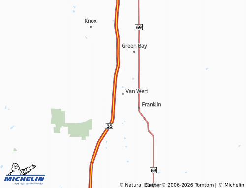 Mapa MICHELIN Van Wert - ViaMichelin