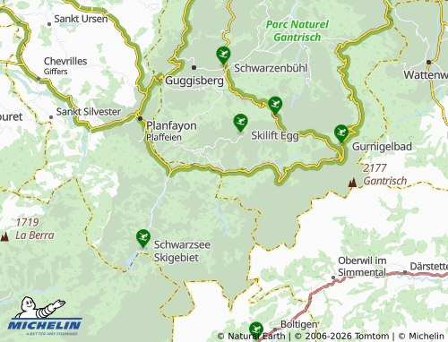 MICHELIN-Landkarte Sangernboden - ViaMichelin