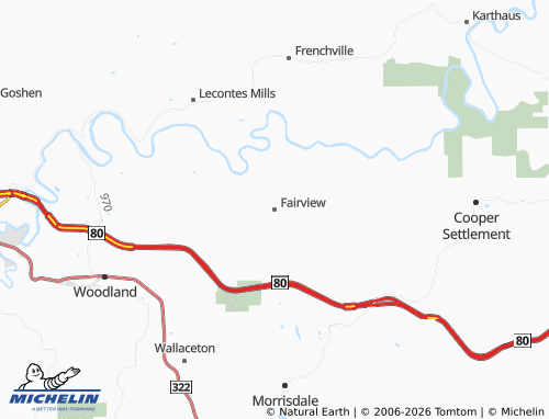 Mappa MICHELIN Fairview - ViaMichelin