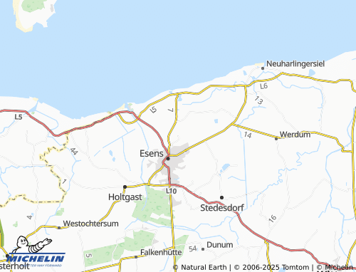Carte MICHELIN Sterbur - ViaMichelin