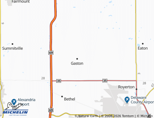 Mappa MICHELIN Gaston - ViaMichelin