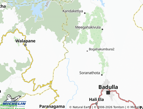 MICHELIN-Landkarte Godunna - ViaMichelin