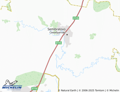 MICHELIN Kozlovo map - ViaMichelin