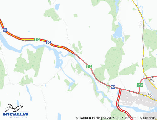 Mapa MICHELIN Brännland - ViaMichelin