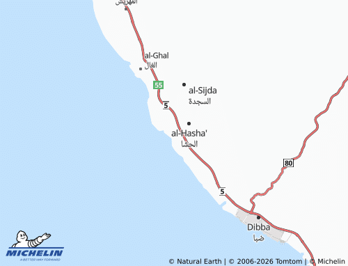 Mappa MICHELIN al-Ghal - ViaMichelin