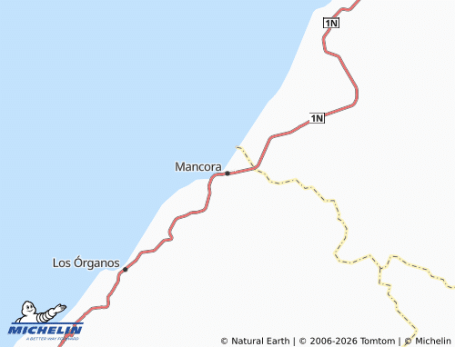 Mappa MICHELIN Mancora - ViaMichelin