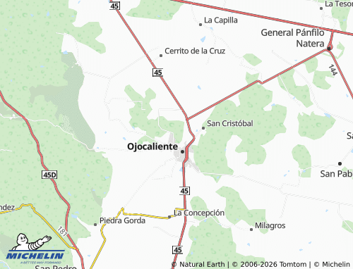 MICHELIN Nombre de Dios map - ViaMichelin