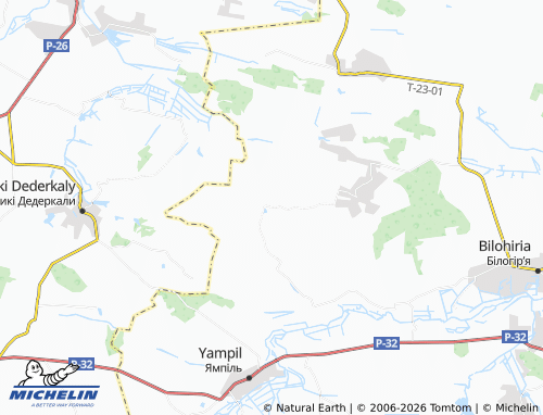 MICHELIN Syvky map - ViaMichelin