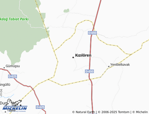 MICHELIN Cumhuriyet map - ViaMichelin