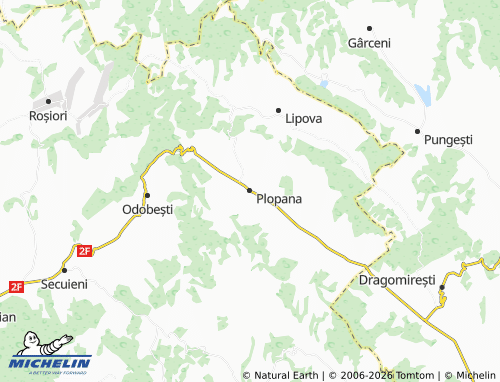 MICHELIN Plopana map - ViaMichelin