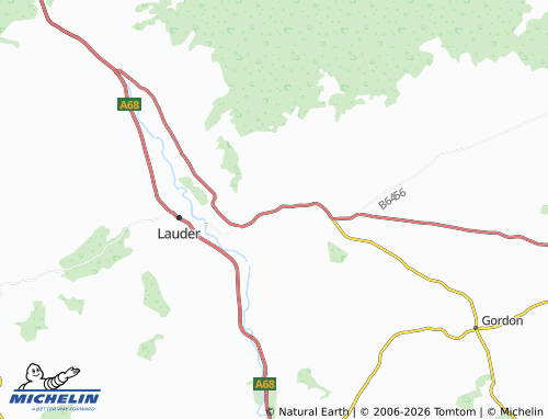 Carte MICHELIN Thirlestane - ViaMichelin