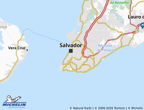 Mapa MICHELIN Tororó - ViaMichelin